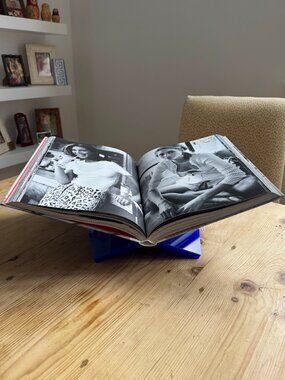 Assouline Decorative Bookstand | Cobalt Blue | Acetate Acrylic